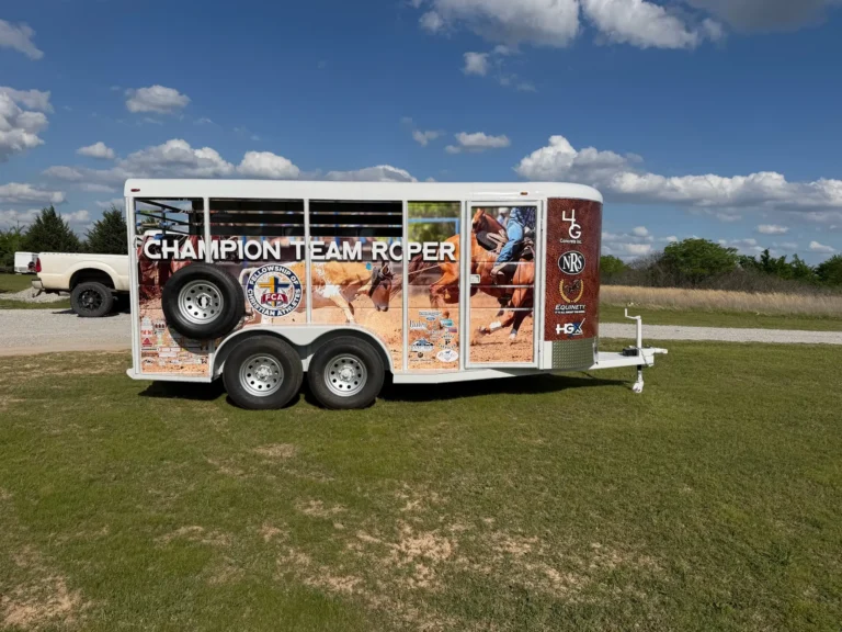 Custom Trailer Wrap for FCA Champion Team Roper Program