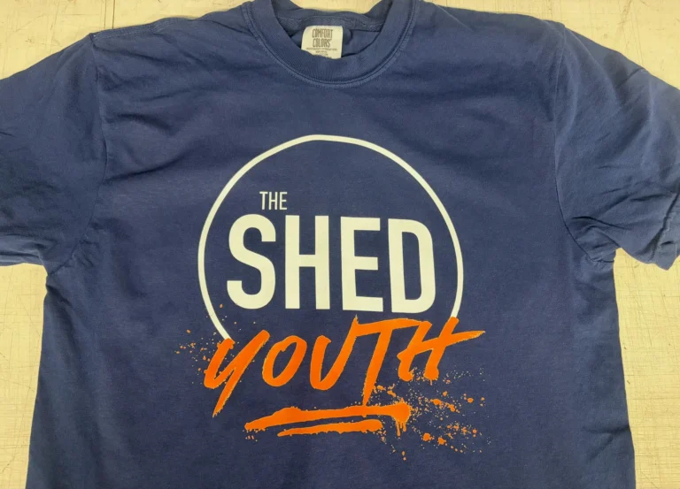 Custom Youth Group Shirts for The Shed Youth